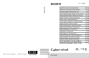 Εγχειρίδιο Sony Cyber-shot DSC-W610 Ψηφιακή κάμερα