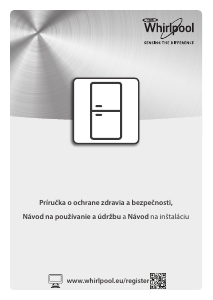 Návod Whirlpool BLF 8001 OX Chladnička s mrazničkou