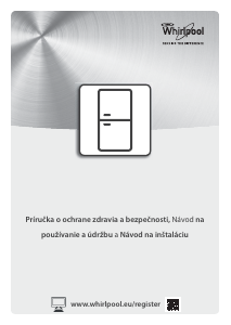 Návod Whirlpool BLF 8001 W Chladnička s mrazničkou