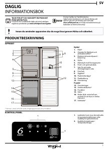 Bruksanvisning Whirlpool BLFV 7121 OX Kyl-frys