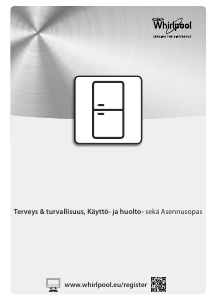 Käyttöohje Whirlpool BSF 9152 OX Jääkaappipakastin