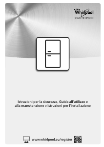 Manuale Whirlpool BSF 9152 OX Frigorifero-congelatore
