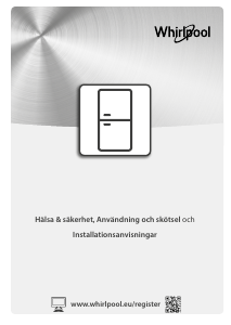 Bruksanvisning Whirlpool BSFV 8122 OX Kyl-frys