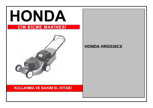 Kullanım kılavuzu Honda HRG536C6 Çim biçme makinesi