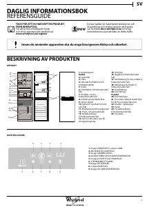 Bruksanvisning Whirlpool BSNF 8452 OX Kyl-frys