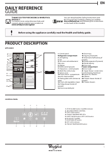 Manual Whirlpool BSNF 8452 OX Fridge-Freezer