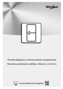 Návod Whirlpool BSNF 8533 W Chladnička s mrazničkou