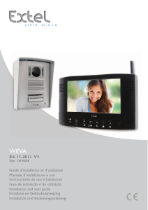 Manual de uso Extel DB-9035E Weva Intercomunicador
