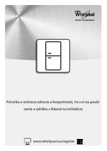 Návod Whirlpool BSNF 8762 OX Chladnička s mrazničkou