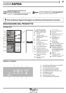 Manuale Whirlpool BSNF 8772 OX.1 Frigorifero-congelatore