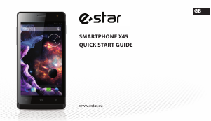 Manuál eStar X45 Mobilní telefon