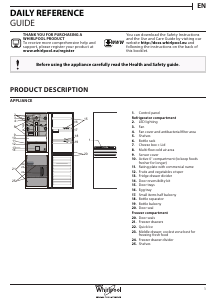 Manual Whirlpool BSNF 8892 IX Fridge-Freezer