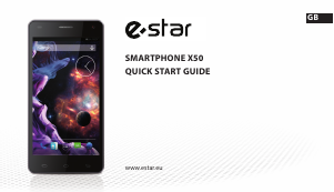 Használati útmutató eStar X50 Mobiltelefon