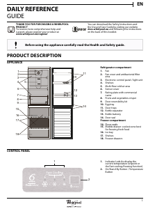 Manual Whirlpool BSNF 9101 OX Fridge-Freezer