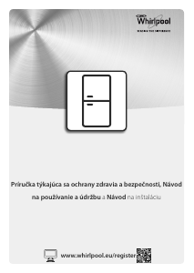 Návod Whirlpool BSNF 9123 OX Chladnička s mrazničkou