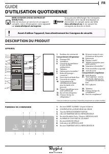 Mode d’emploi Whirlpool BSNF 9431 K Réfrigérateur combiné