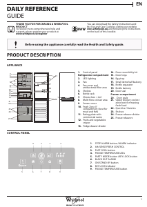 Manual Whirlpool BSNF 9452 OX Fridge-Freezer