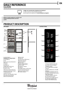 Handleiding Whirlpool BSNF 9583 OX Koel-vries combinatie