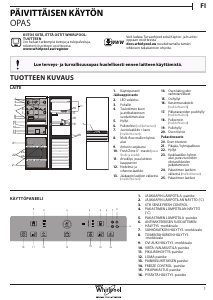 Käyttöohje Whirlpool BSNF 9752 OX Jääkaappipakastin