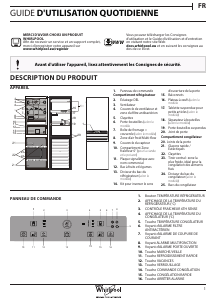 Mode d’emploi Whirlpool BSNF 9752 OX Réfrigérateur combiné