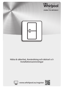 Bruksanvisning Whirlpool BSNF 9772 OX Kyl-frys