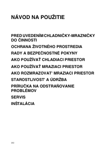 Návod Whirlpool CFS 500 AL Chladnička s mrazničkou