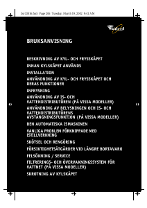 Bruksanvisning Whirlpool S20C RWW22-A/G Kyl-frys