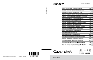 Manual Sony Cyber-shot DSC-WX70 Câmara digital
