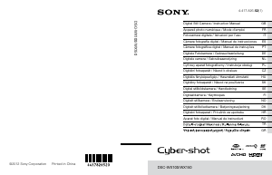 Bruksanvisning Sony Cyber-shot DSC-WX100 Digitalkamera