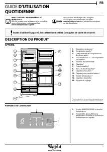 Mode d’emploi Whirlpool T TNF 8111 H OX Réfrigérateur combiné