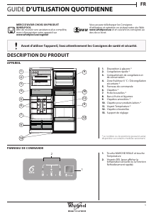 Mode d’emploi Whirlpool T TNF 8111 W Réfrigérateur combiné