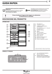 Manuale Whirlpool T TNF 8111 W Frigorifero-congelatore