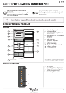 Mode d’emploi Whirlpool T TNF 8212 OX Réfrigérateur combiné