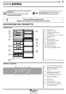Manuale Whirlpool T TNF 9322 OX Frigorifero-congelatore