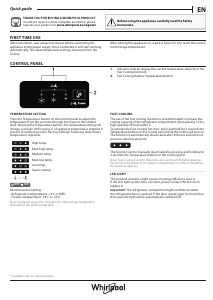 Handleiding Whirlpool W5 711E OX Koel-vries combinatie