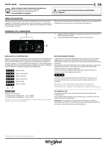 Mode d’emploi Whirlpool W5 711E OX Réfrigérateur combiné