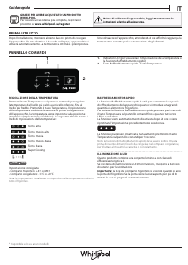 Manuale Whirlpool W5 721E OX Frigorifero-congelatore