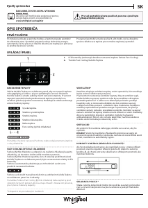 Návod Whirlpool W5 721E W Chladnička s mrazničkou