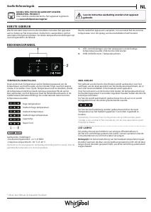 Handleiding Whirlpool W5 811E OX H Koel-vries combinatie