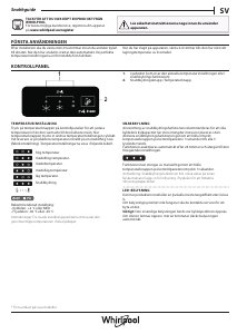 Bruksanvisning Whirlpool W5 821E W Kyl-frys