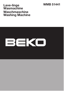 Bedienungsanleitung BEKO WMB 51441 Waschmaschine