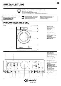 Bedienungsanleitung Bauknecht WM Trend 824 ZEN Waschmaschine