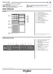 Priročnik Whirlpool WB70I 931 X Hladilnik in zamrzovalnik