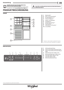 Bedienungsanleitung Whirlpool WB70I 931 X Kühl-gefrierkombination