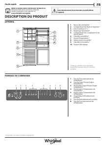 Mode d’emploi Whirlpool WB70I 931 X Réfrigérateur combiné