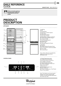 Handleiding Whirlpool WBA3399 NFC IX Koel-vries combinatie