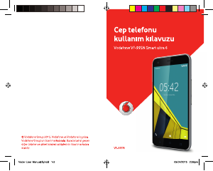 Kullanım kılavuzu Vodafone VF-995N Smart Ultra 6 Cep telefonu