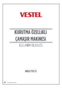 Kullanım kılavuzu Vestel Akilli 7512 TL Çamaşır kurutma makinesi