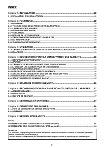 Mode d’emploi Whirlpool WBE33774 NFC W Réfrigérateur combiné
