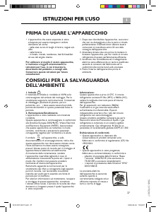 Manuale Whirlpool WBE3412 WF Frigorifero-congelatore